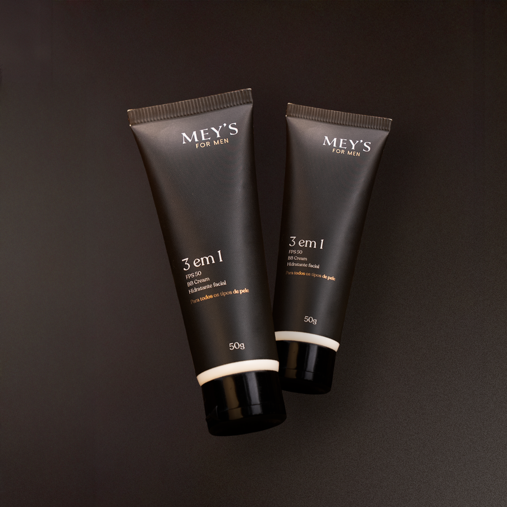 3 em 1 Meys | Kit com 2 | Hidratante, FPS 50 e Antioleosidade