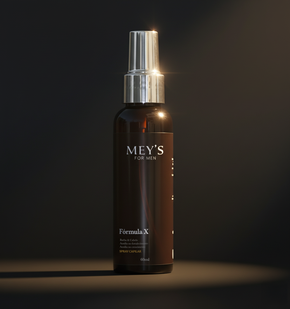 Meys Fórmula X | Barba, cabelo e sobrancelha | Preenche falhas e reduz a queda