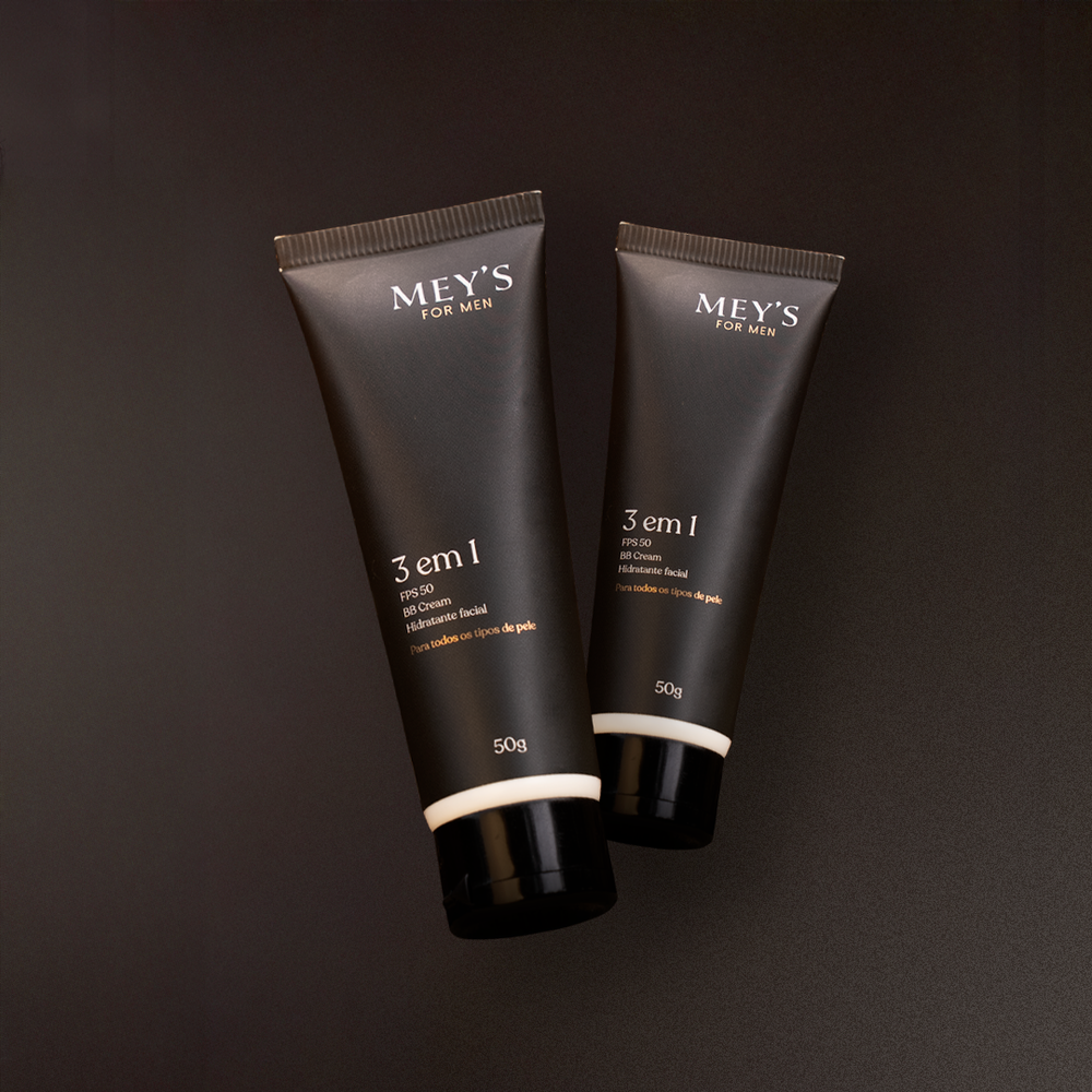 3 em 1 Meys | Kit com 2 | FPS 50, hidratante e antioleosidade