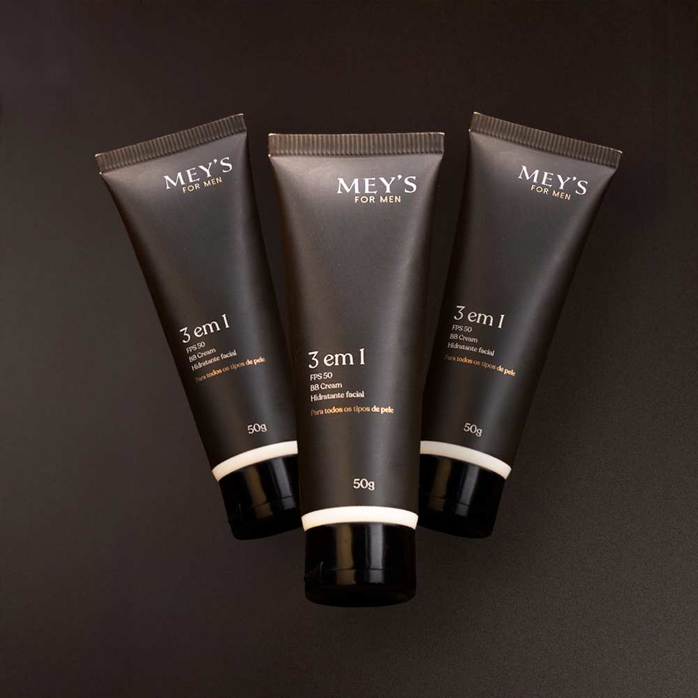 3 em 1 Meys | Kit com 3 | FPS 50, hidratante e antioleosidade